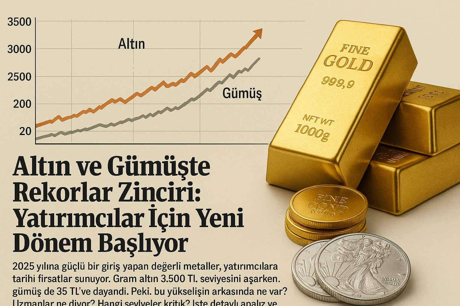Altın ve Gümüşte Rekorlar Zinciri: Yatırımcılar İçin Yeni Dönem Başlıyor